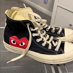 Converse x Comme des Garcons PLAY High-Top Sneakers